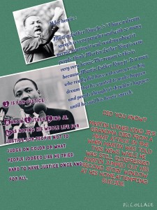 My project MLK intials